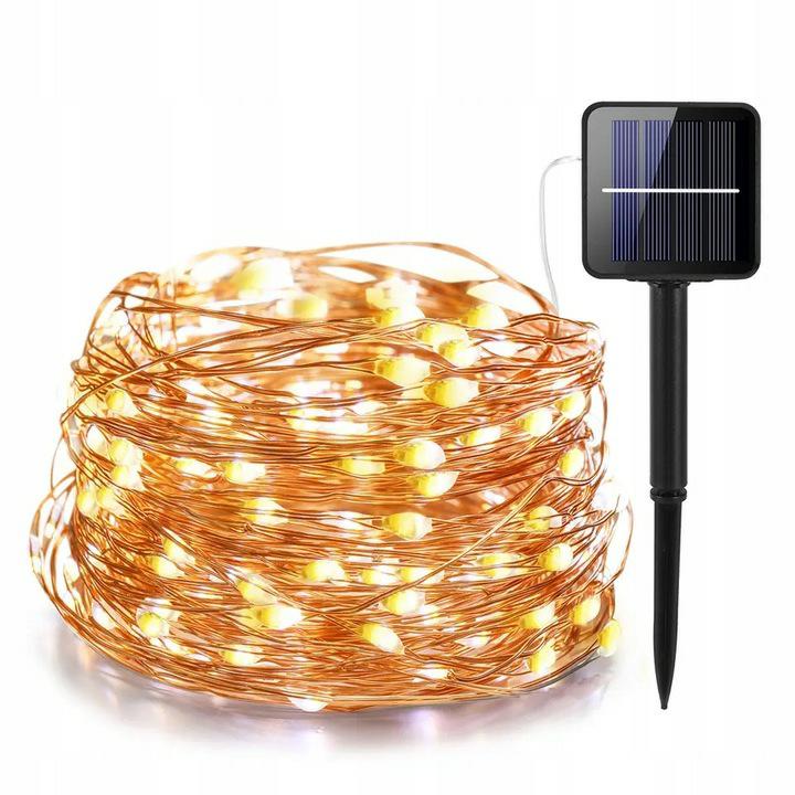 Solar-drahtgirlandenlampe Volteno 100 Led