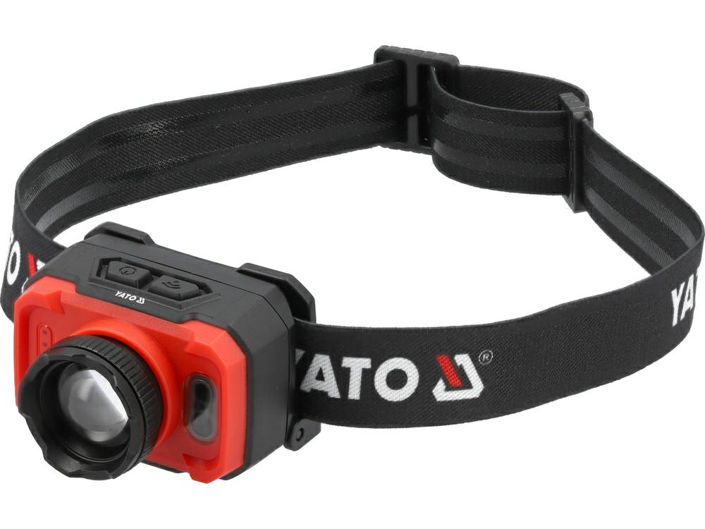 Yato 600 Lm Wiederaufladbare Stirnlampe Mit Bewegungssensor Yt-085941