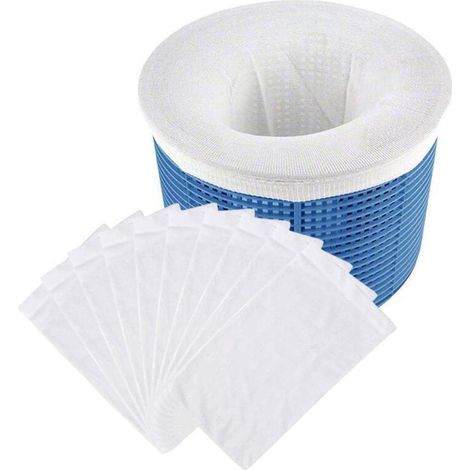 Lan Autre Accessoire Pour Piscine30 Chaussettes De Skimmer Haute Qualité, Pré Filtre Jetable Universel Pour Panier De Piscine Et Spa