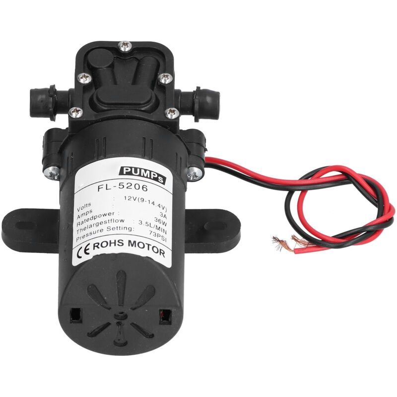 12 V Dc, 36 W, 73 Psi Membranpumpe – Fördermenge 3,5 L/min – Korrosionsbeständig – Für Landwirtschaftliche Bewässerung Und Spritzung