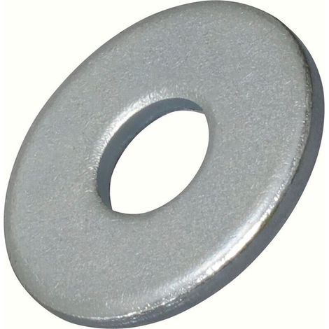 C62085 - Packung Mit 20 Großen Unterlegscheiben - M8x24mm H 2mm - Verzinkter Stahl Din9021