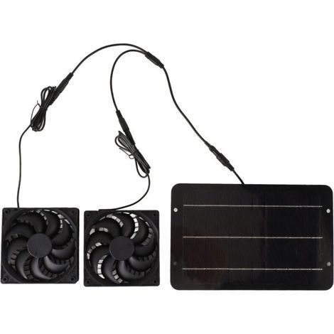10w 12v Wasserdichter Solar-lüfter – Monokristallines Silizium – Für Hühnerställe, Gewächshäuser, Ställe – Effiziente Belüftung