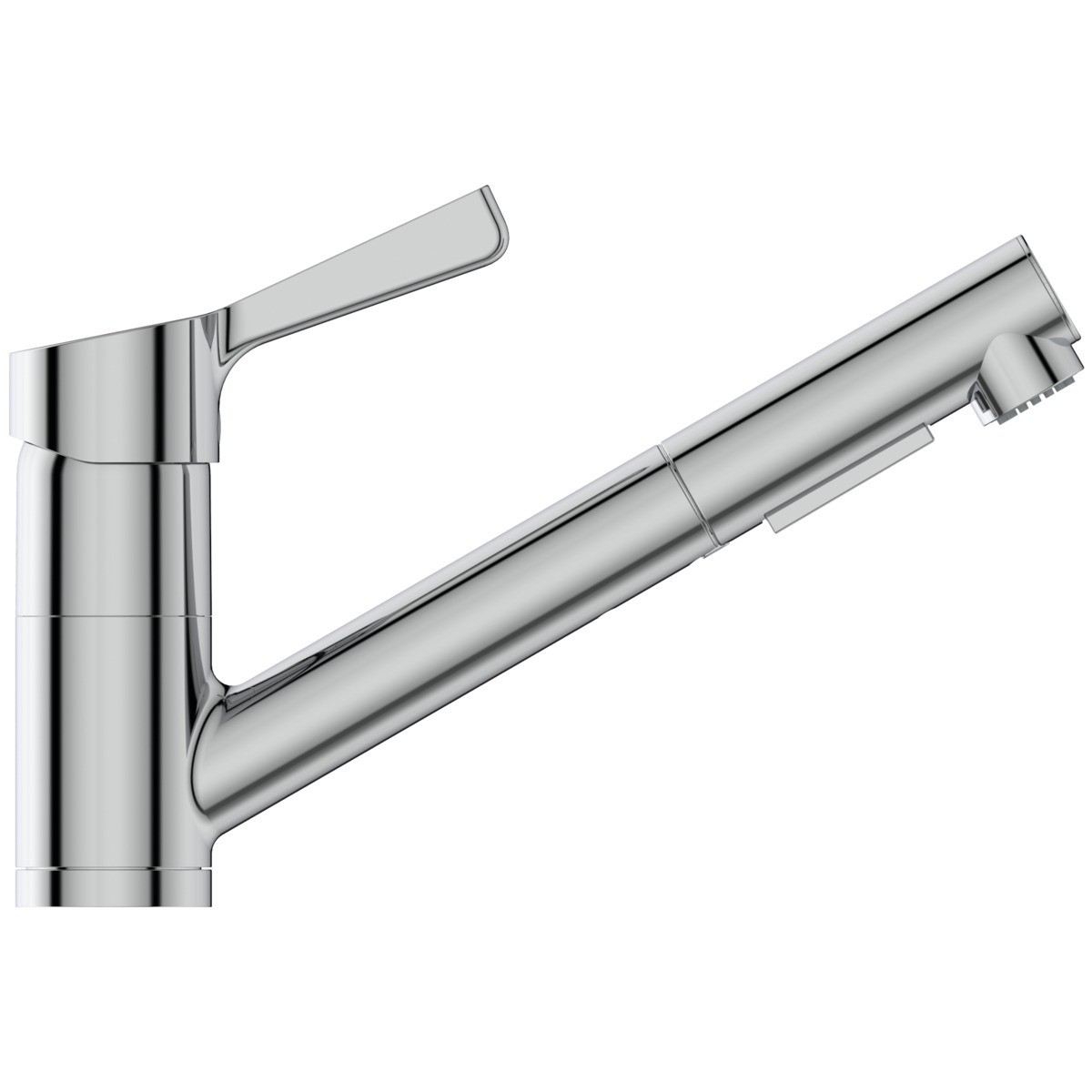 Ideal Standard Ceralife - Spültischarmatur Mit Ausziehbarer Geschirrbrause, Bluestart, Verchromt Be245aa