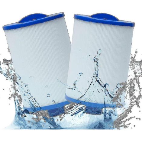 Ensemble De 2 Cartouches Filtrantes Pour Spa, Compatibles Avec Unicel 6ch-940, Pletco Pww50p3 Et Waterway Front Access.