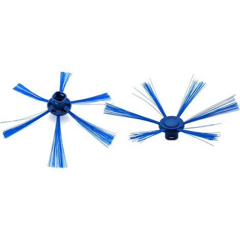 Lot De 2 Brosses Latérales Robot Balayeuse À 6 Bras Pour Aspirateur Philips Fc8007 Fc8792 Fc8794fc8796