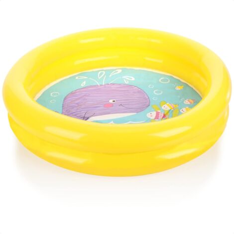 Piscine Pour Enfants - Piscine Gonflable Ronde Pour Enfants - Mini Piscine À 2 Anneaux Pour Balcon, Terrasse Et Jardin - Piscine Pour Enfants