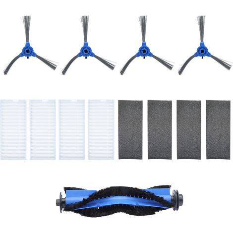 Kit De Brosse Latérale, Filtre Et Brosse Principale Pour Aspirateur Robot Robovac 11s 15t. Accessoires De Rechange Compatibles.-aquaforge