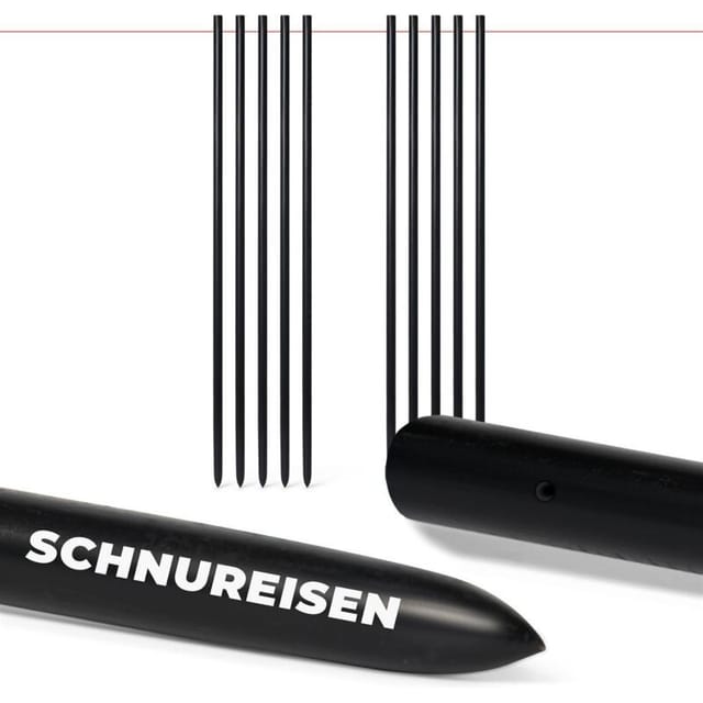 10x Novatool Bodenanker 10x Schnureisen Ø16 X 1000mm