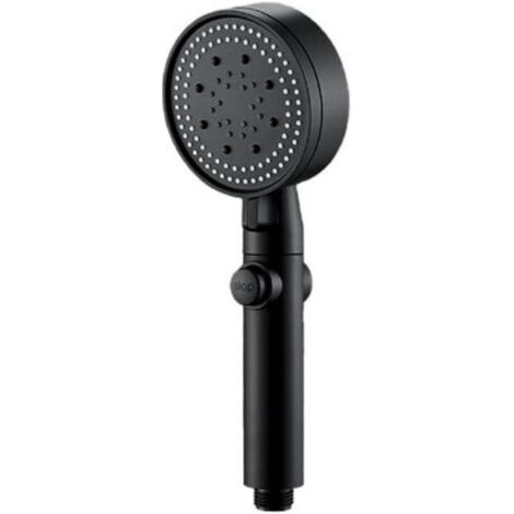 Pommeau De Douche Avec Buse Ronde Et Flexible En Acier Inoxydable