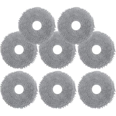 Lot De 8 Serpillères Pour Roborock Q Revo/qrevo Pro/qrevo S/qrevo Maxv/qrevo Plus,lingettes De Rechange En Microfibre Douces
