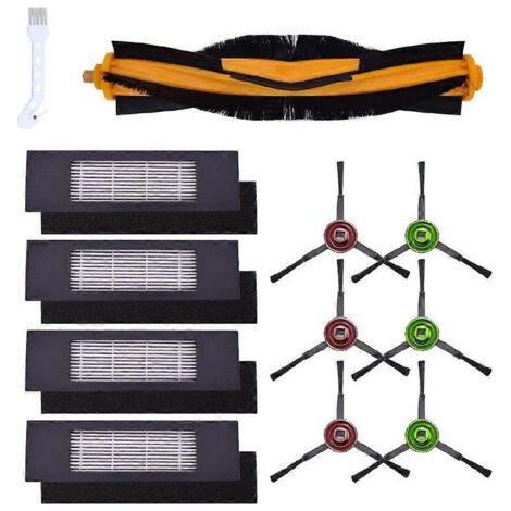 Barkbusters Pièces De Rechange Pour Aspirateurs Ecovacs Deebot Ozmo 920/950/t5/t8 T8max T8power T8aivi T8+ : Brosses Principales, Brosses Latérales Et Accessoires.