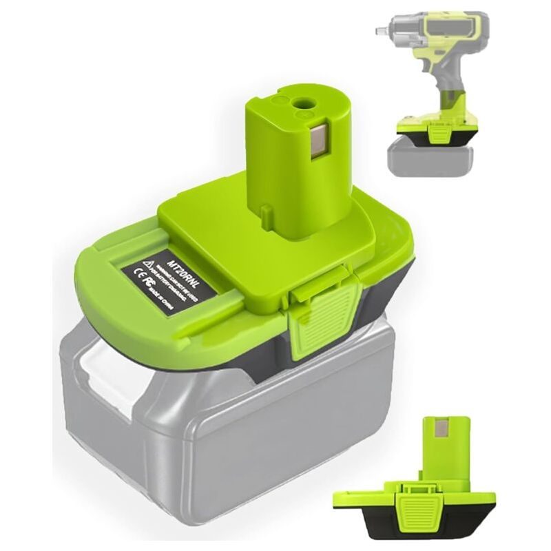 Mt18rl Akkuadapter Für Ryobi 18v Akku-werkzeuge, Usb-akkukonverter, Kompatibel Mit Makita 18v Akkus Für Ryobi 18v Lithium-ionen-werkzeuge