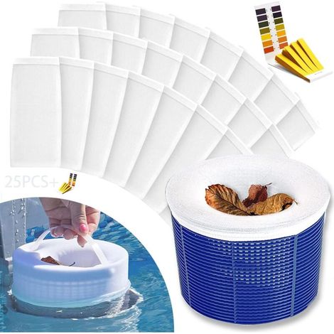 Chaussette Skimmer Piscine,26 Pièces Chaussette Filtre Piscine,filtre Skimmer Piscine,chaussette Pour Skimmer,prefiltre Skimmer,filtre Chaussette Piscine,pool Skimmer Socks