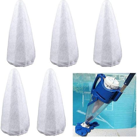 Lot De 5 Sacs Filtrants Pour Piscine, Compatibles Avec Les Nettoyeurs De Piscine Centennial.