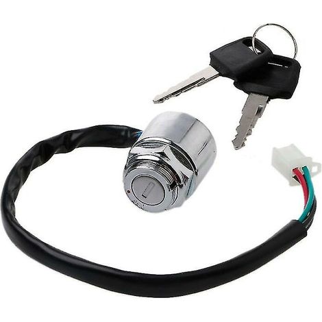 4 Fils Atv Moto Moteur Moteur Pit Dirt Bike Clé De Contact Bouton De Commutation