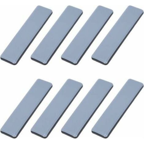Patins Glisseurs Pour Meubles Lourds – 8 Pièces 25mm X 100mm – Résine Écologique – Anti-vibration Pour Parquet Et Carrelage - 25mm100mm