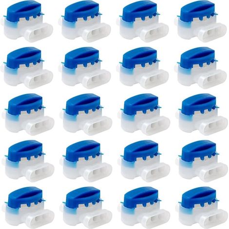 Lot De 20 Connecteurs De Câble Pour Robot Tondeuse – Étanchéité Et Conductivité Optimales – Installation Rapide Sans Dénudage