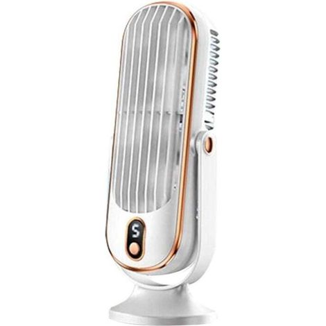 Zusammenklappbarer, Blattloser Turmventilator Mit 720°-rotation, Leiser Betrieb Mit 5-stufiger Oszillation, Energieeffizient, Ideal Für Schlafzimmer Und Büros, Weiß.