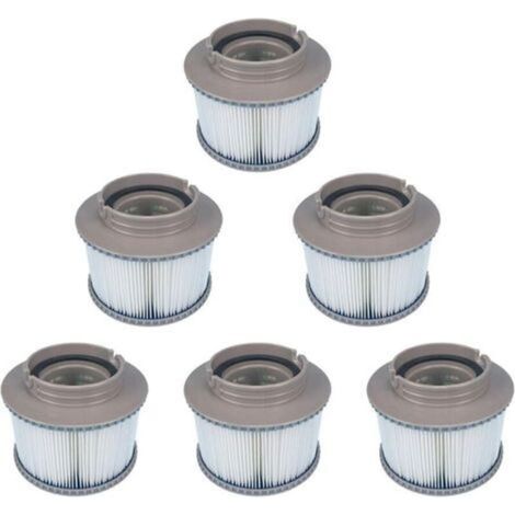 Pair Pack De 6 Filtres De Remplacement Pour Pompe À Cartouche Fd2089 – Dimensions 8,6 Cm X 11,5 Cm – 120 Plis Pour Filtration Efficace