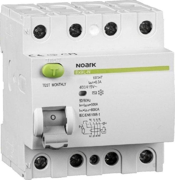 Noark Ex9l-n 4p 40a 100ma Differenzschutzschalter Weiß
