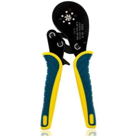 Green Mobility – Crimpzange Für Rohrverbinder, Crimpkapazität 0,08–16 Mm² – Gelb, Grün