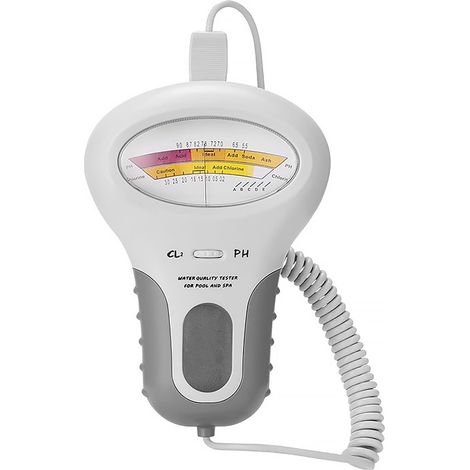 Analyseur Numérique 2-en-1 Ph Et Chlore Pc102 Pour Piscine Et Spa, Testeur Qualité Eau Précis