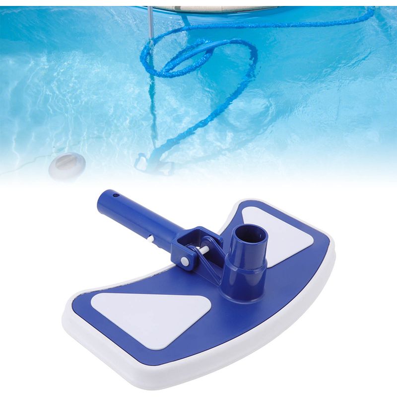 Zubehör Für Die Schwimmbadreinigung: Blau-weißer Saugkopf Für Schwimmbadreinigungsgeräte. Kommunikation Mit Dem Lieferanten Bezüglich Der Luftpolsterfolienverpackung.