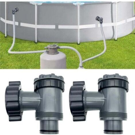 Green Mobility Einlass-/auslassventil, Kompatibel Mit Coleman, Intex, Bestway Aufstellpool-filterpumpen, Poolpumpen-ersatzteile, Für 38-mm-schlauch (b, 2er-pack)