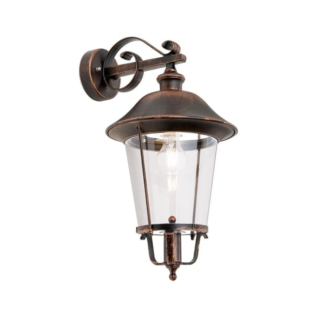 [gebraucht] Orion Außenwandleuchte Mariella Wandleuchte Wandleuchte Lampe E27 Schwarz Kupfer B-ware