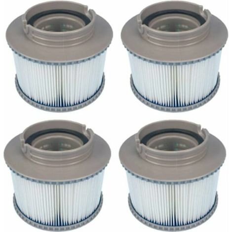 Royaluxe -lot De 4 Filtres De Rechange Pour Mspa Fd2089, Cartouche De Filtre Pour Piscine Et Spa