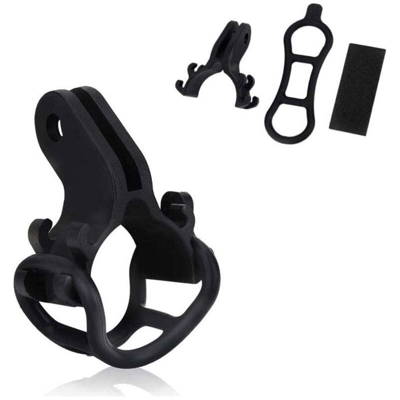 Sepsha Ulisem Fahrradtaschenlampenhalterung, Universelle Und Stabile Lenkerhalterung, Clip Für Taschenlampen Mit Einem Durchmesser Von Weniger Als 40 Mm (schwarz)