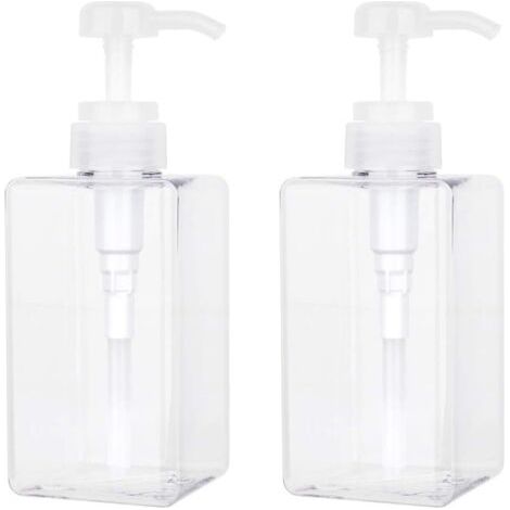 Green Mobility – 450-ml-seifenspender, 2er-pack Leere Kunststoff-pumpflaschen Für Küche Und Bad – Transparent