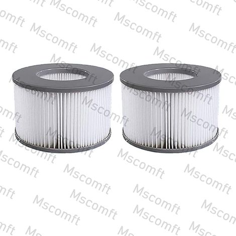 Whirlpoal Lot De 4 Cartouches Filtrantes De Rechange Pour Piscine Gonflable Pour Whirlpoal (2 Pièces)