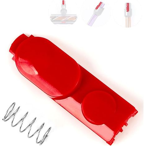 Boutons De Verrouillage À Clip Accessoire Pour Dyson V7 V8 V10 V11 V12 V15 Aspirateur Pièces De Rechange, Durable Boutons De Verrouillage À Clip Avec Ressort
