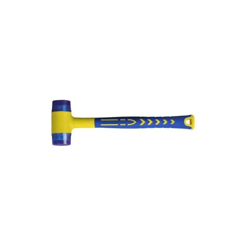 Tigrezy Gummihammer, Gummihammer Mit Rutschfestem Fiberglasgriff Und Doppelseitiger, Flexibler Klinge.