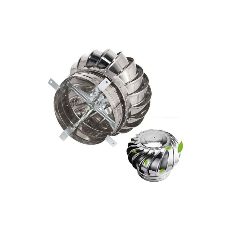 Robuster Und Langlebiger Drehbarer Schornstein Für Windkraftanlagen, Drehbarer Schornstein Mit Absturzsicherung, Landwirtschaftliches Dachbelüftungssystem, Ø 160 Mm