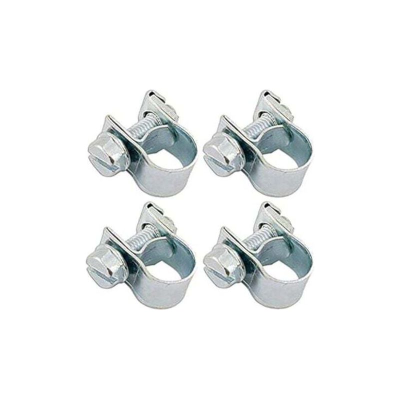 4 Stück Schraub-kraftstoffschlauchschellen Für Rasenmäher, Gartengeräte, Mopeds Und Motorräder (6-8 Mm)