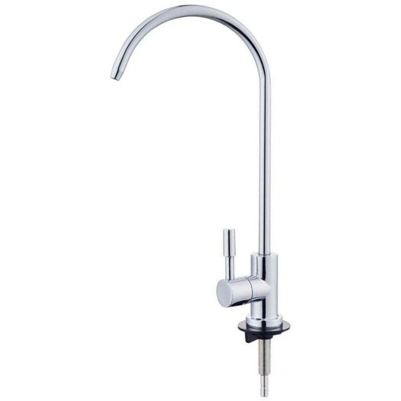 Robinet De Cuisine, Robinet De Cuisine À Bec Haut Pivotant À 360°, Robinet De Cuisine À Poignée Unique, Robinet De Cuisine À Eau Froide Unique À Connexion Rapide En 2 Minutes, Évier De Cuisine-tonchea