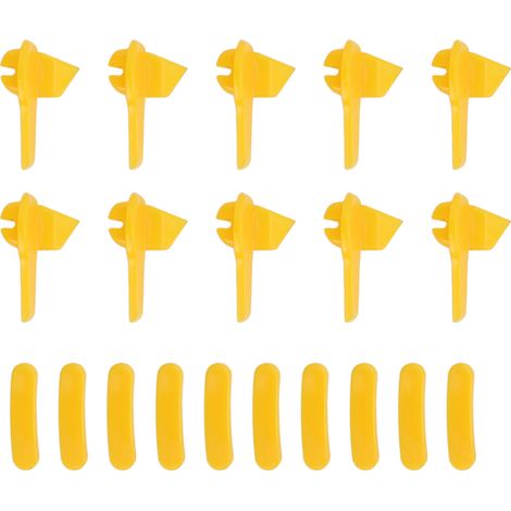 10 Kits De Têtes De Démontage De Pneus À Efficacité Accrue, Résistantes À L'Usure, Avec Insert De Protection De Jante Pour Démonte-pneus.