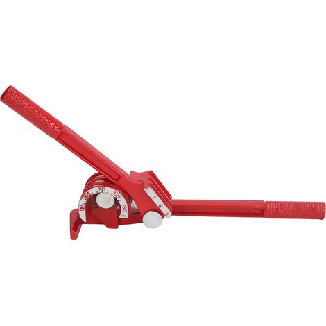 Mini Cintreuse De Tuyaux En Alliage D'Aluminium Rouge 3 En 1, Outil De Cintrage Manuel De Tubes De 6mm 8mm 10mm Pour Climatiseur