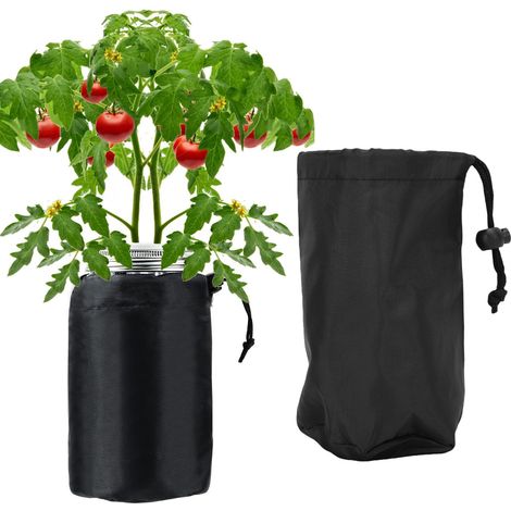 Sacs À Manches Occultants Hydroponiques, 12 Pièces, Bocaux Mason À Large Bouche, Sacs Pour Plantation Opaques