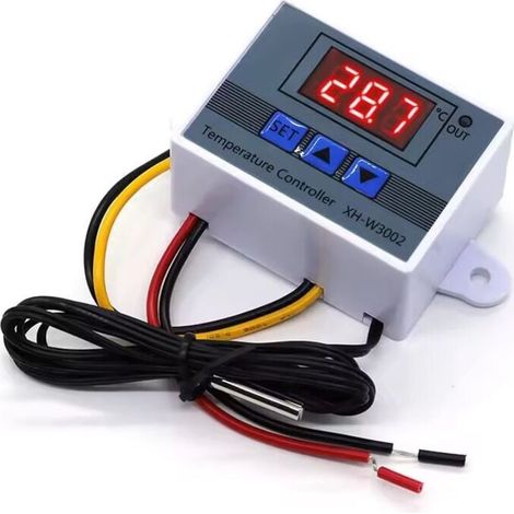 Digitaler Temperaturregler Mit Mikroprozessor-thermostat – Schaltmodul Mit Wasserdichter Sonde, 10 A, 110–220 V, 1500 W, 220 V Wechselstrom