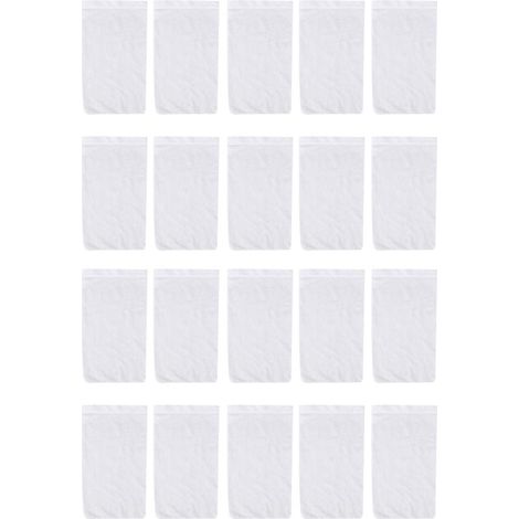 Lot De 20 Chaussettes Filtrantes Pour Écumoire De Piscine - Idéales Pour Protéger Les Paniers Et Les Écumoires. Ces Chaussettes Filtrantes Retiennent Les Débris Et Les Feuilles Des Piscines Enterrées
