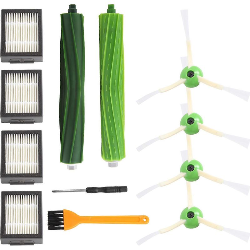 12-teiliges Set Für Irobot Roomba I7 E5 E6 I3: Walzenbürste, Seitenbürste, Filter, Reinigungszubehör