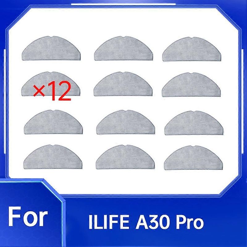 12er-pack Reinigungstücher Für Den Ilife A30 Pro Staubsauger – Zubehör Und Ersatztücher