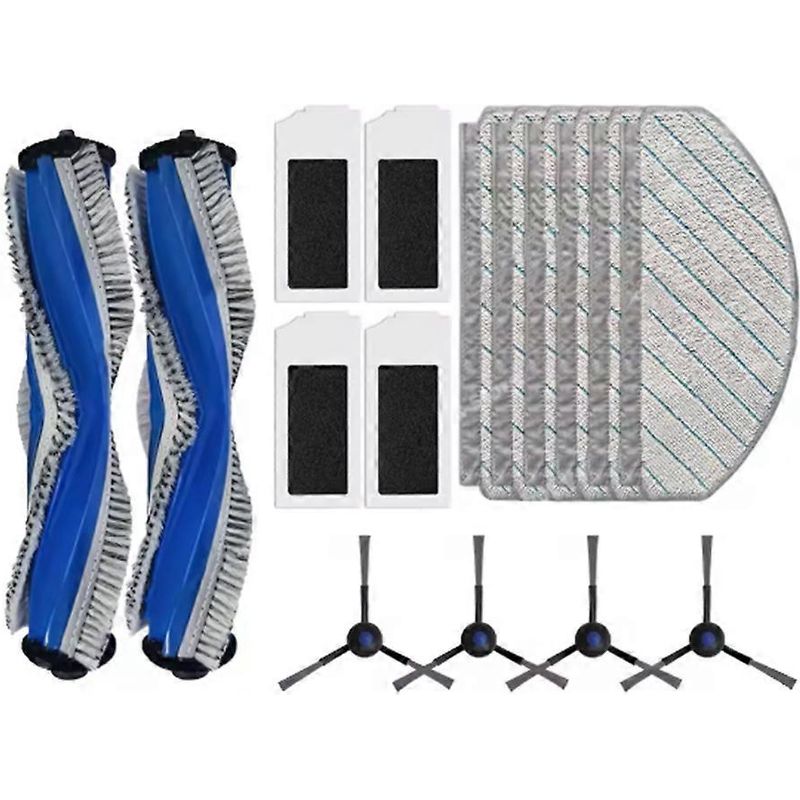 16-teiliges Ersatzteilset Für Ecovacs Debot N20 / N20 Plus / N20 Pro Plus Staubsauger: Bürste, Filter Und Reinigungstuch.