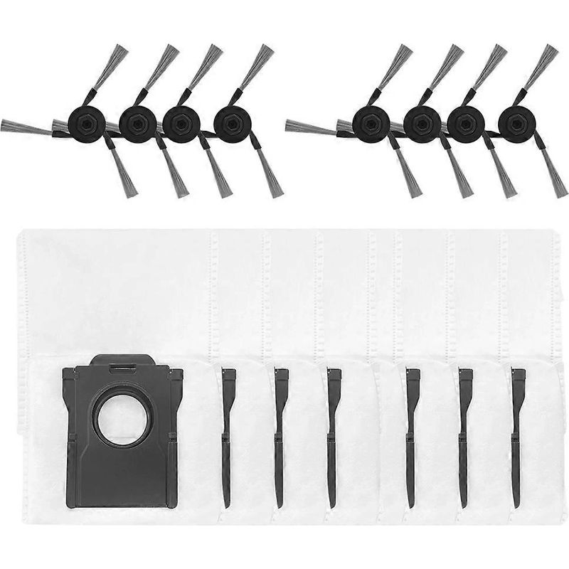 16-teiliges Seitenbürsten- Und Staubbeutel-set Für Dreame Mova Z60 Pro / Z60 Ultra Staubsauger – Ersatzteile: Seitenbürste Und Staubbeutel