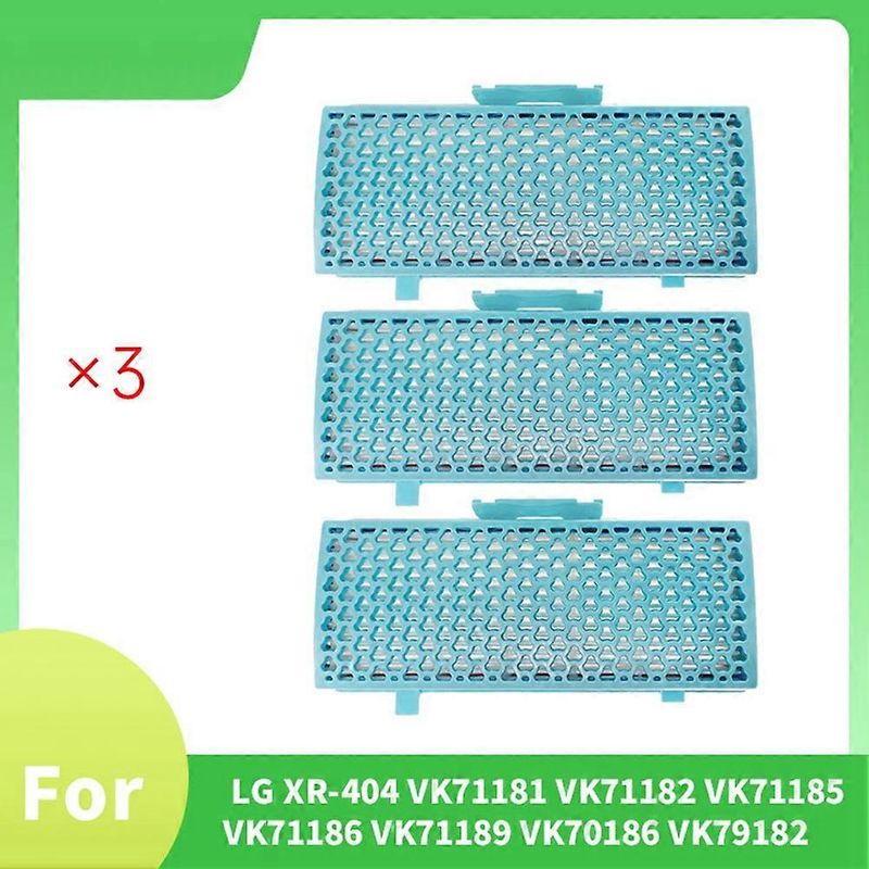 Hepa-filter Für Lg Xr-404 Staubsauger Vk71181 Vk71182 Vk71185 Vk71186 Vk71189 Vk70186 Vk79182, Ersatzteil Adq68101902, 3er-pack