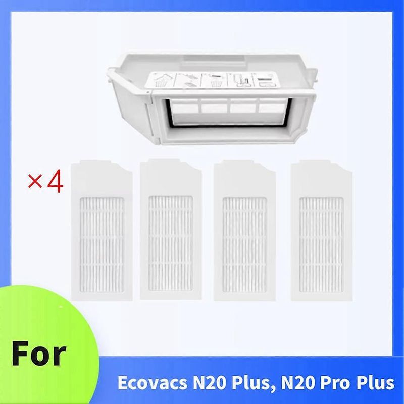 Staubbehälter Mit 4 Filtern Für Die Saugroboter Ecovacs N20 Plus Und N20 Pro Plus – Zubehör