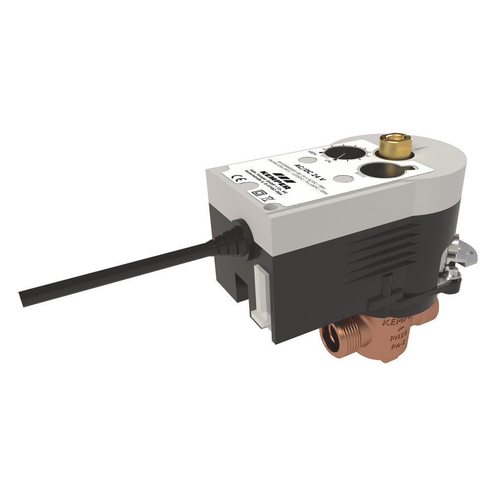Kemper Khs Vav Vollstrom-absperrventil Stellantrieb, 24v, Dn 15 Ag, Pn 16, 90 Grad Drehbar, Figur 686 00